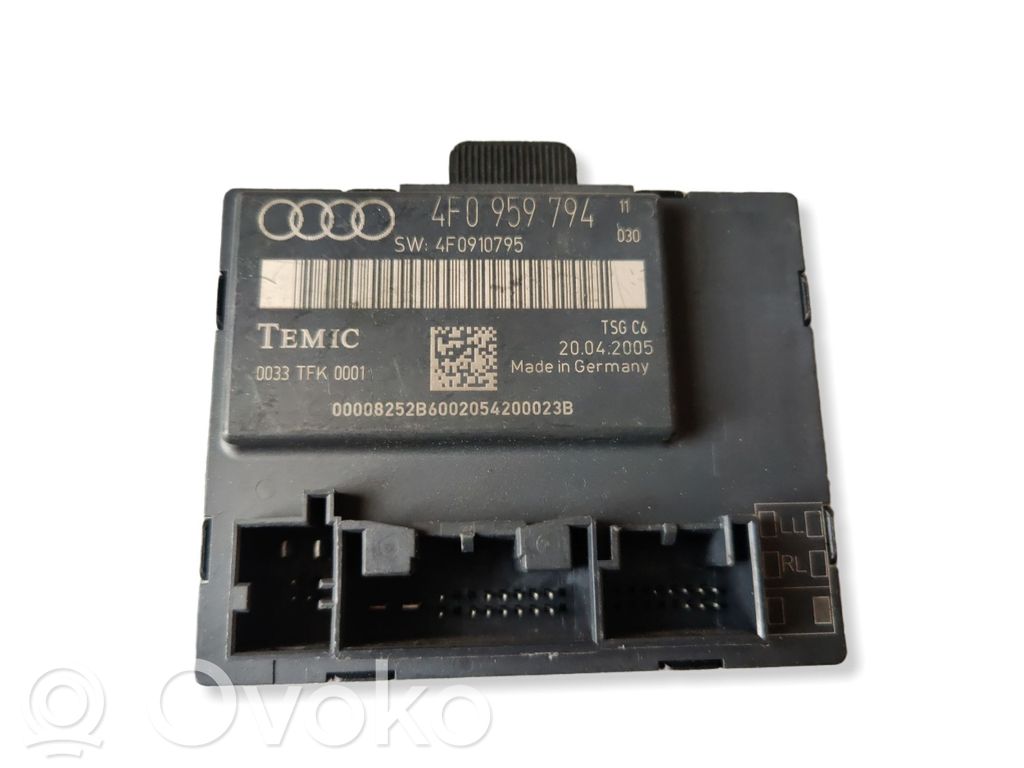 Audi A6 S6 C6 4F Door control unit/module 