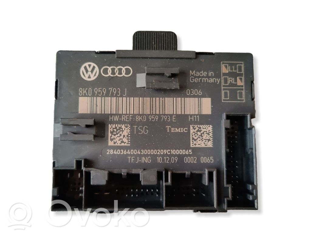 Audi A4 S4 B8 8K Door control unit/module 