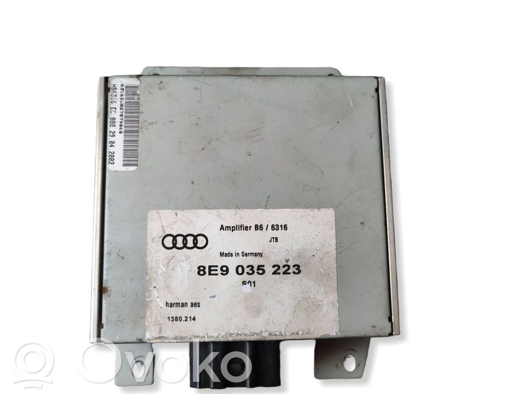 Audi A4 S4 B7 8E 8H Wzmacniacz audio 