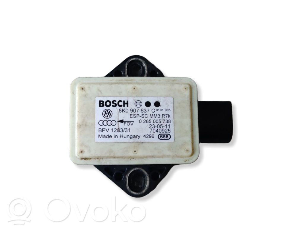 Audi A4 S4 B8 8K Sensor ESP de aceleración de frecuencia del intermitente 