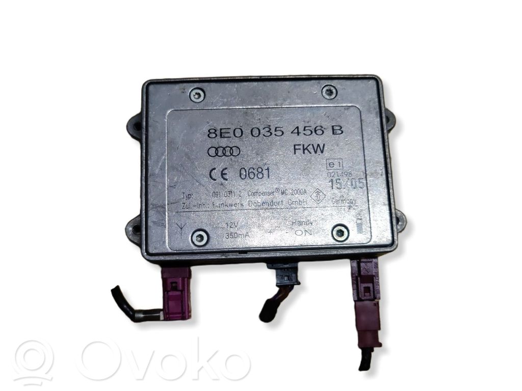 Audi A4 S4 B7 8E 8H Antenos stiprintuvas 