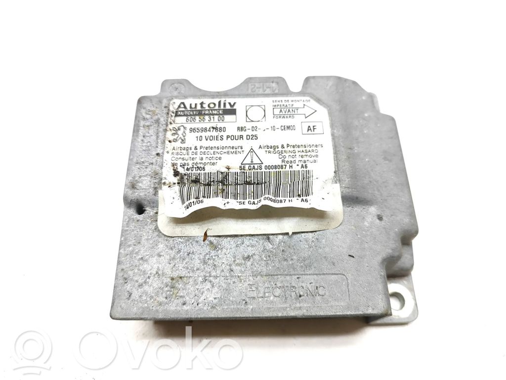 Peugeot 407 Unidad de control/módulo del Airbag 