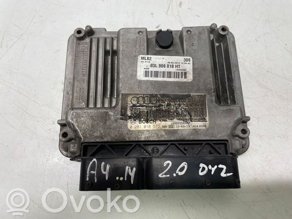 Audi A4 S4 B8 8K Engine control unit/module 