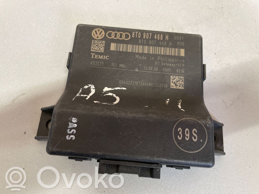 Audi A5 Sportback 8TA Other control units/modules 
