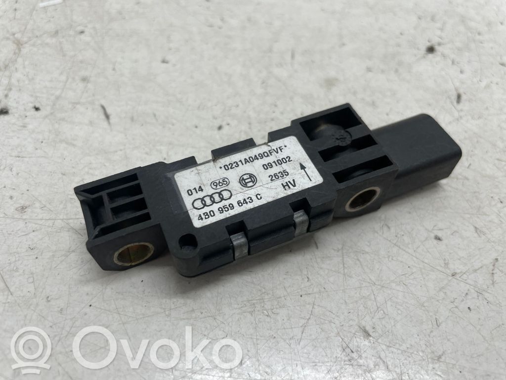 Audi A6 S6 C6 4F Airbag deployment crash/impact sensor 