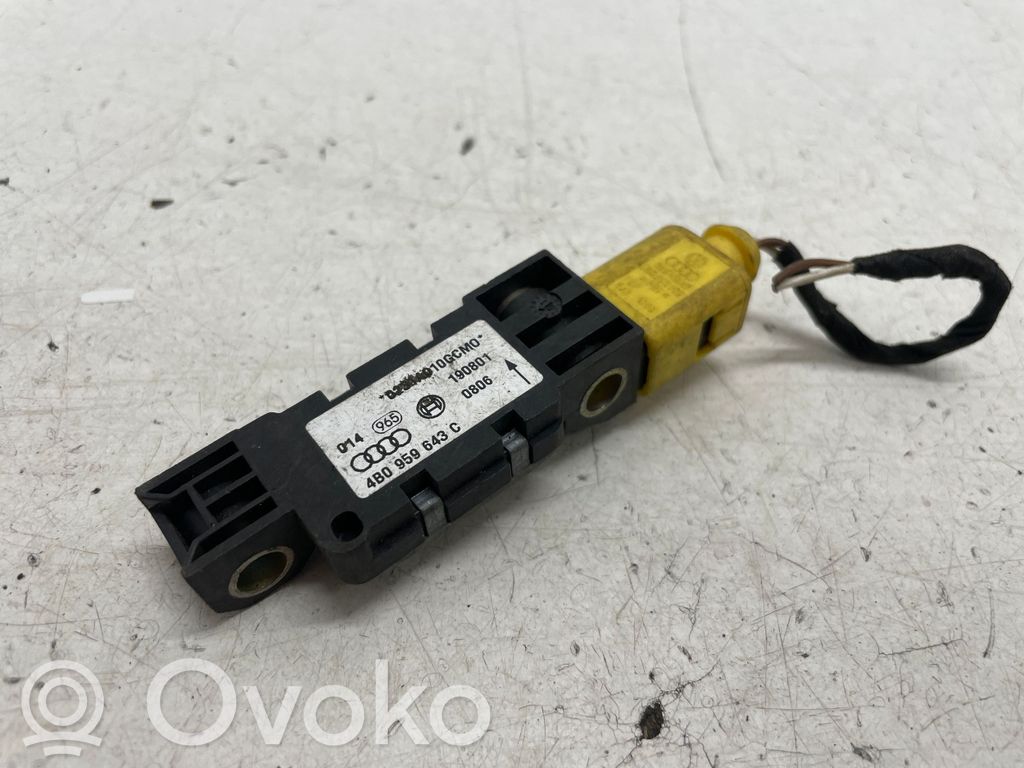 Audi A6 S6 C6 4F Airbag deployment crash/impact sensor 