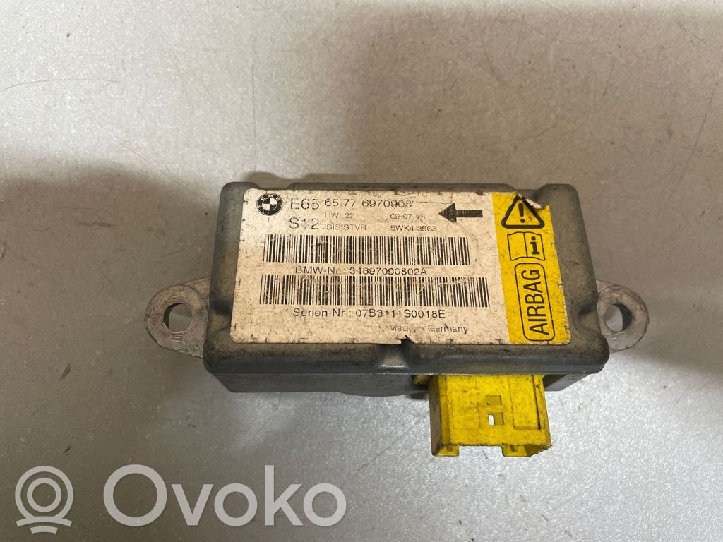 BMW 7 E65 E66 Airbag deployment crash/impact sensor 