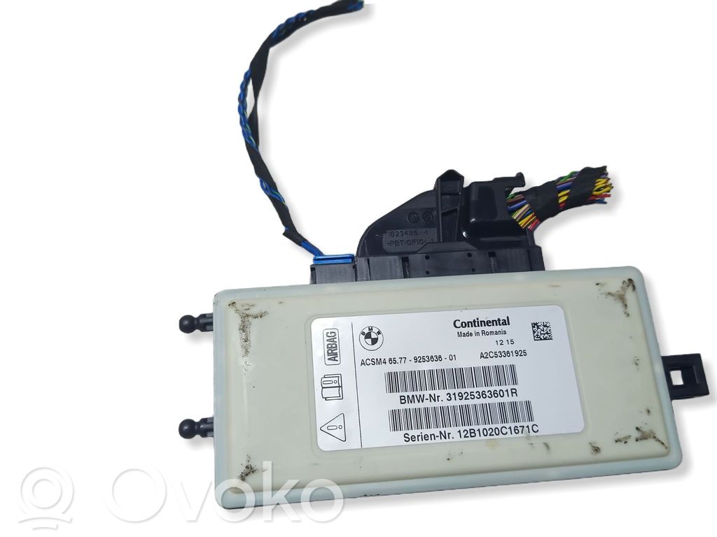 BMW X3 F25 Airbag control unit/module 