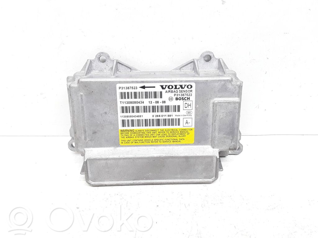 Volvo S60 Airbag control unit/module 