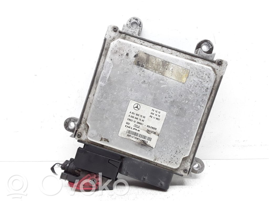 Mercedes-Benz E W212 Engine control unit/module 