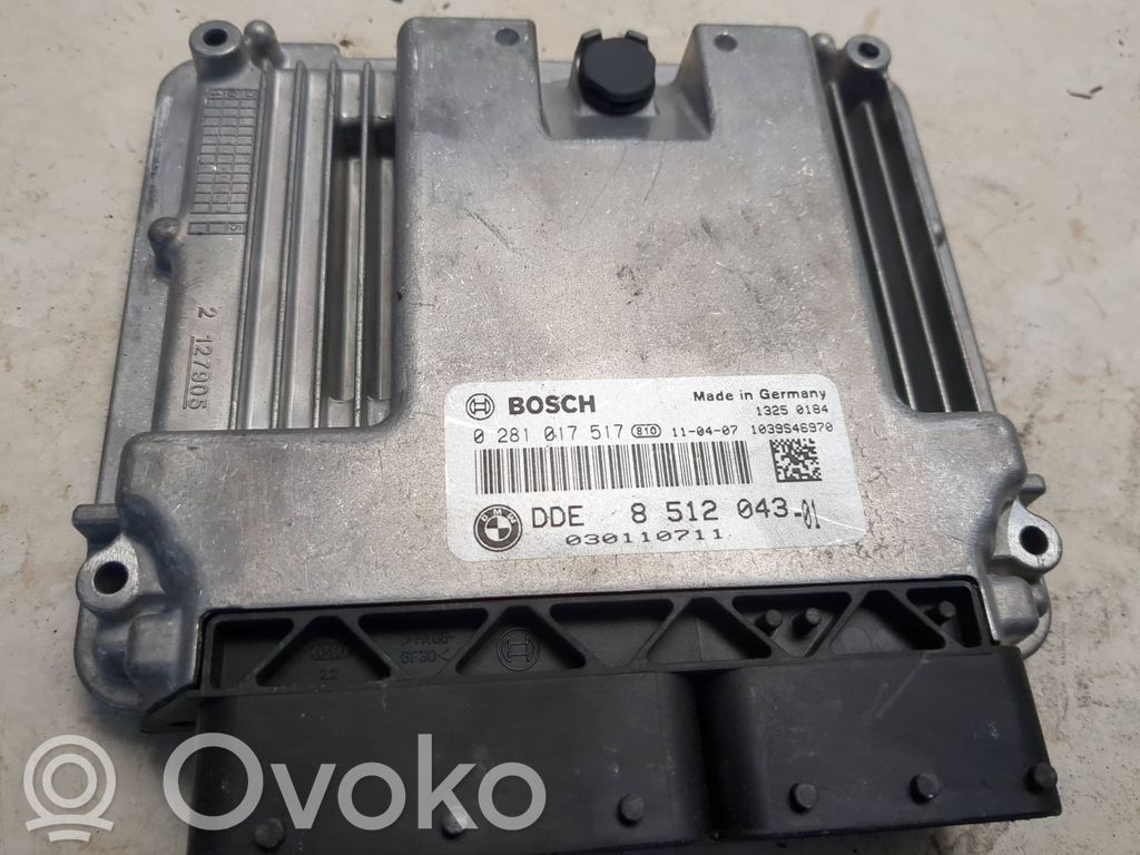 BMW 3 E90 E91 Engine control unit/module 