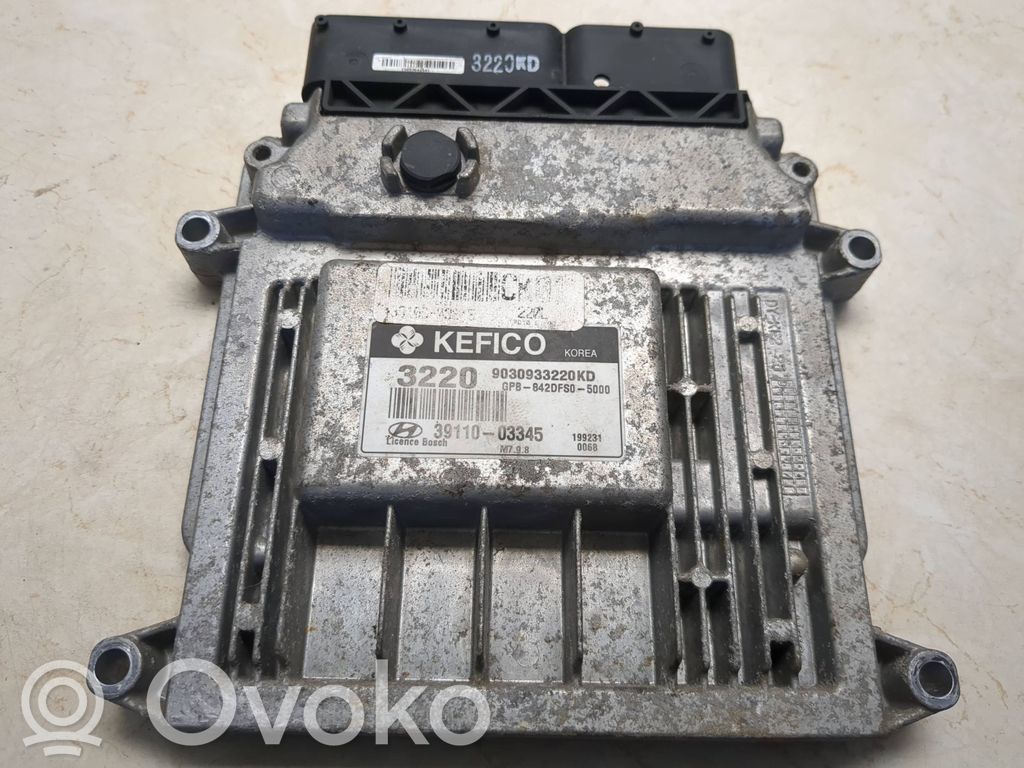 Hyundai i20 (PB PBT) Engine control unit/module 