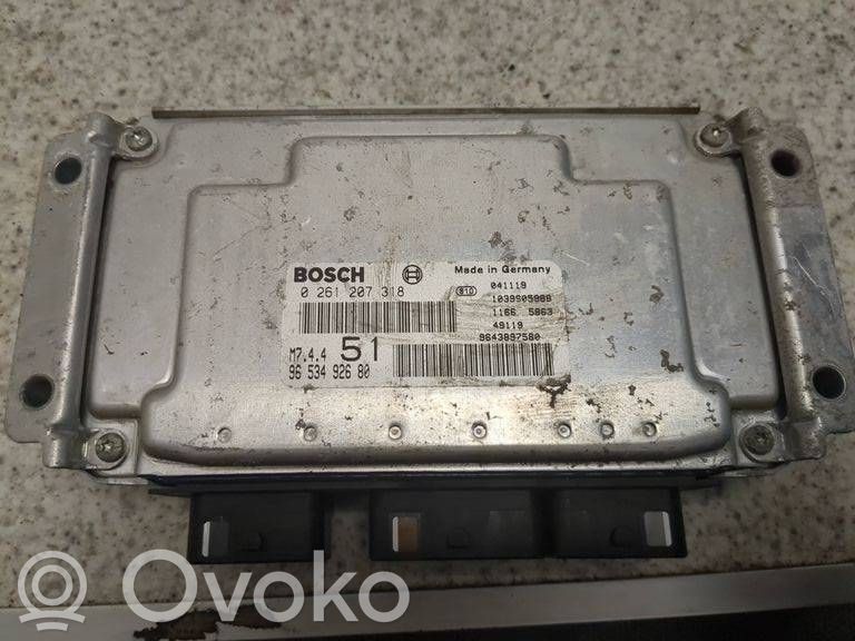 Citroen C4 I Picasso Engine control unit/module 