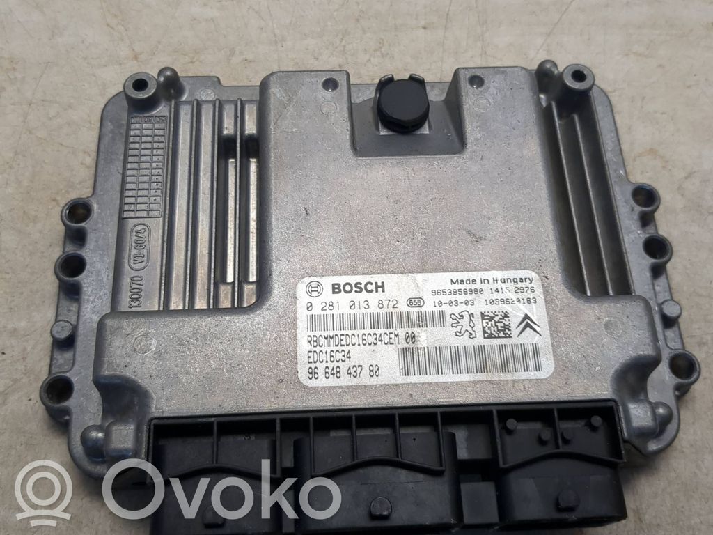 Peugeot 307 Engine control unit/module 