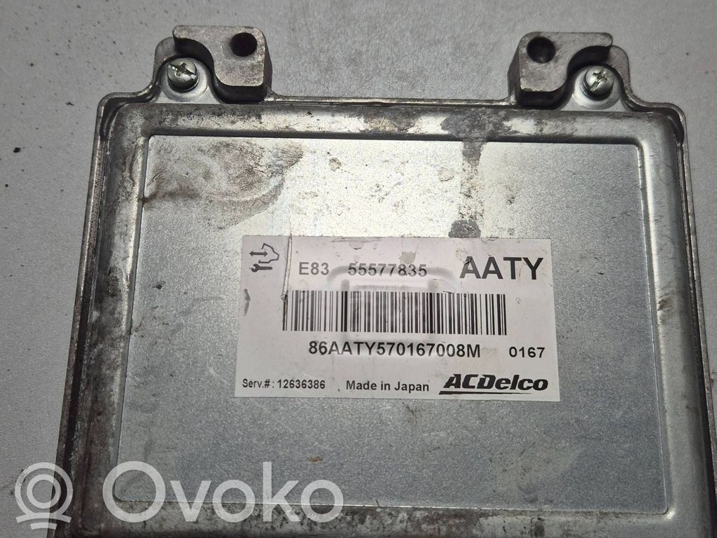 Engine control unit/module   55577835,12636386,86AATY570167008M