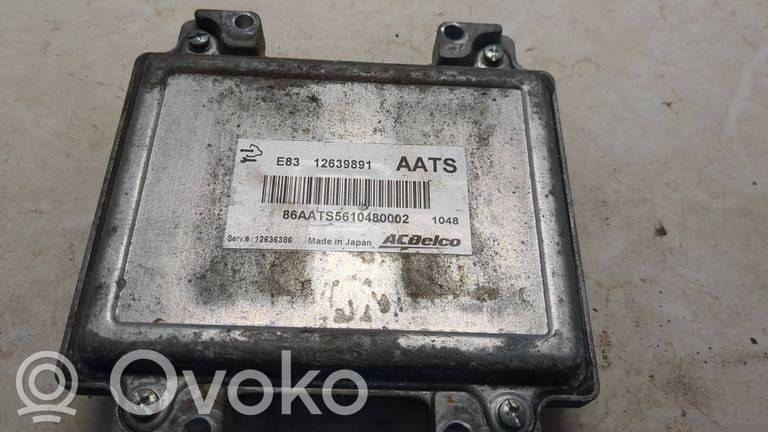 Engine control unit/module   12639891,86AATS5610480002,12636386