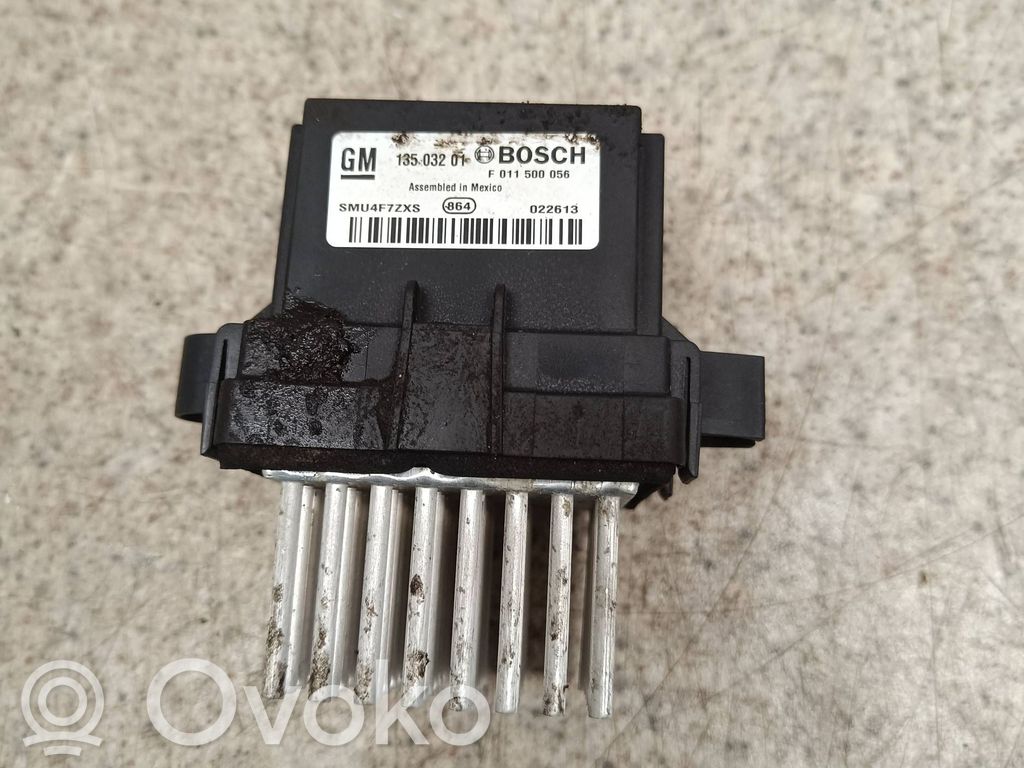 Opel Zafira B Heater blower motor/fan resistor 