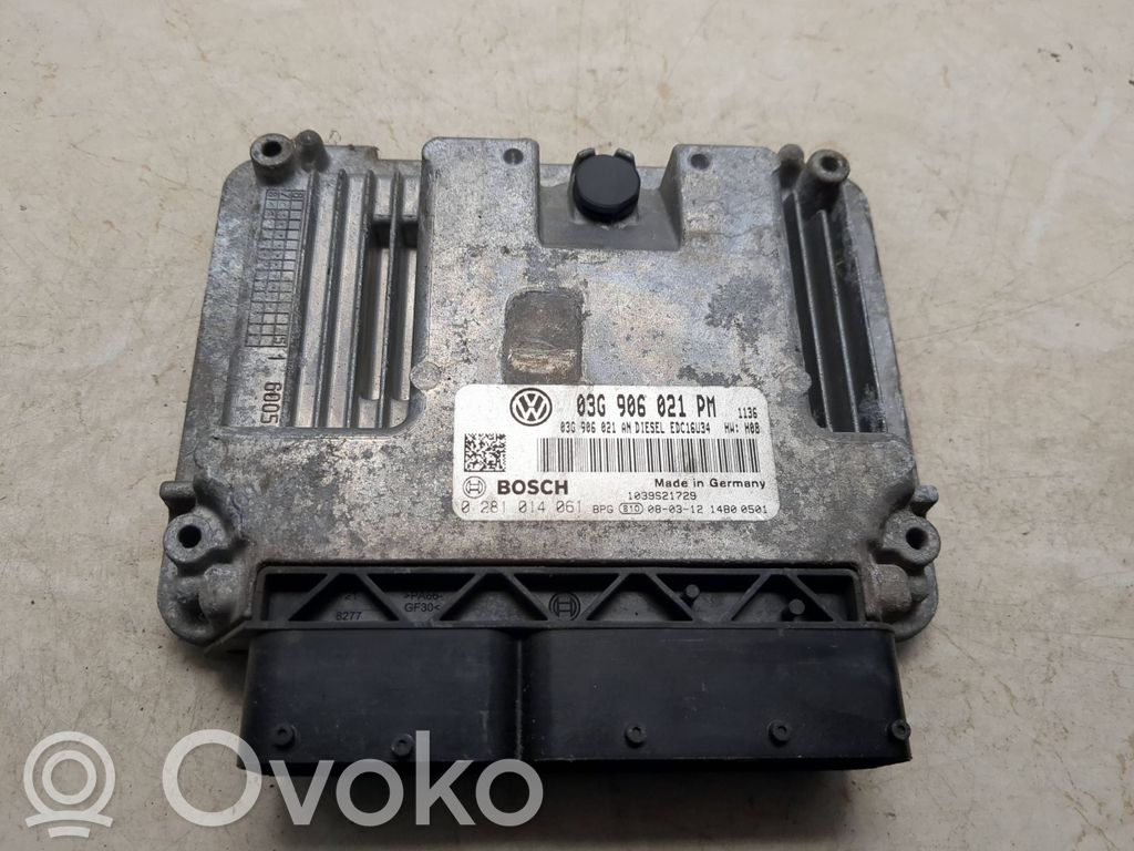 Engine control unit/module   1039S21729,03G906021AN,03G906021PM,0281014061