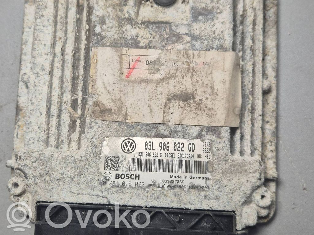 Volkswagen Golf V Engine control unit/module 