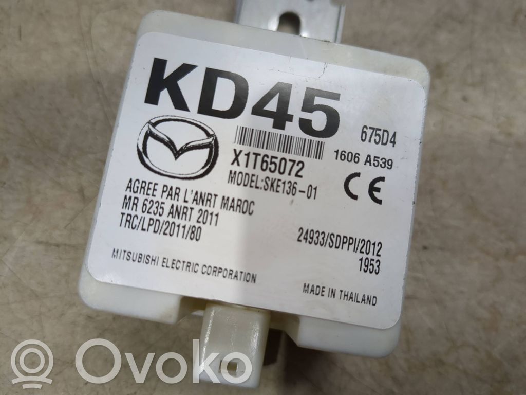 Mazda 6 Keyless (KESSY) go control unit/module 