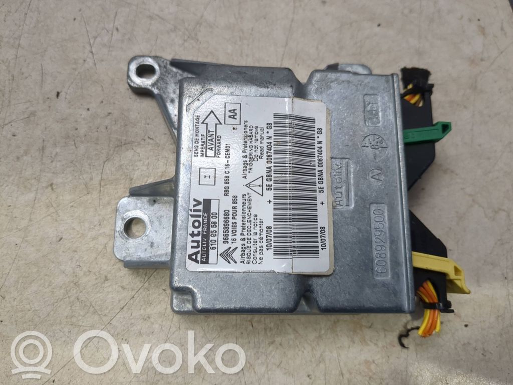 Citroen C4 II Picasso Airbag control unit/module 
