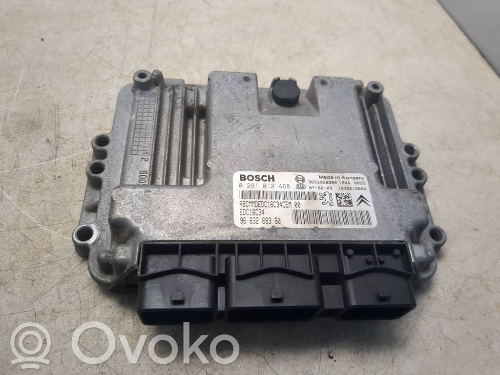 Peugeot Expert Engine control unit/module 