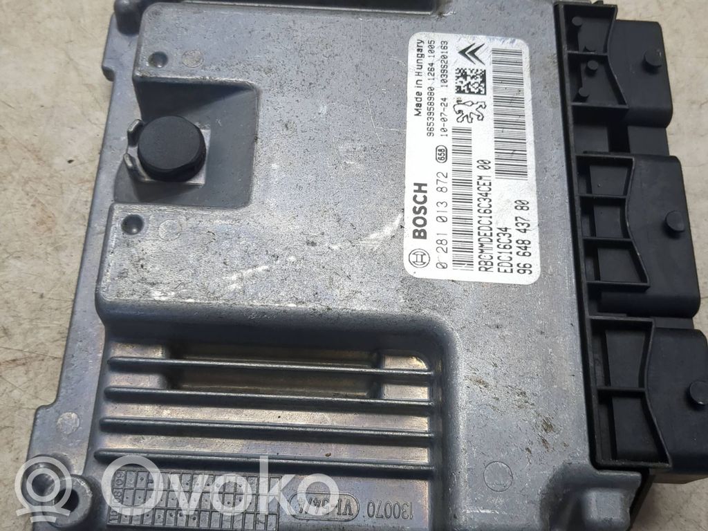 Peugeot Expert Engine control unit/module 