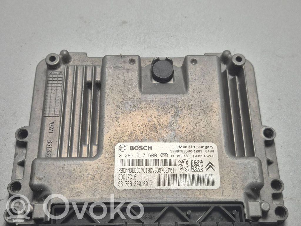 Citroen C4 II Engine control unit/module 
