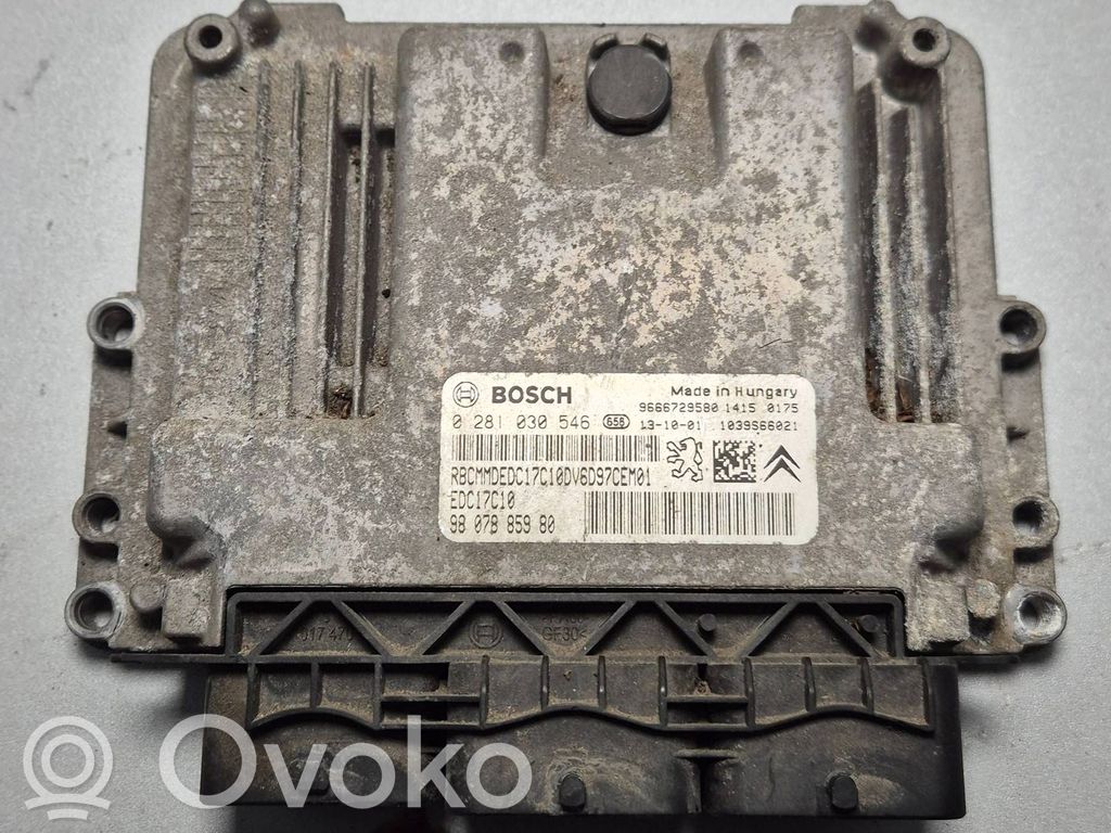 Citroen C4 II Engine control unit/module 
