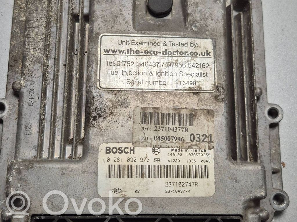 Engine control unit/module   237104377R,045007996,0281030973,237102747R