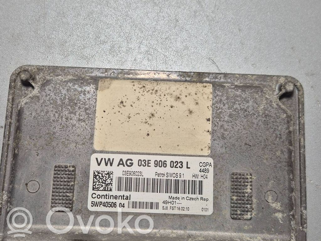 Komputer / Sterownik ECU silnika   5WP4050604,03E906023L
