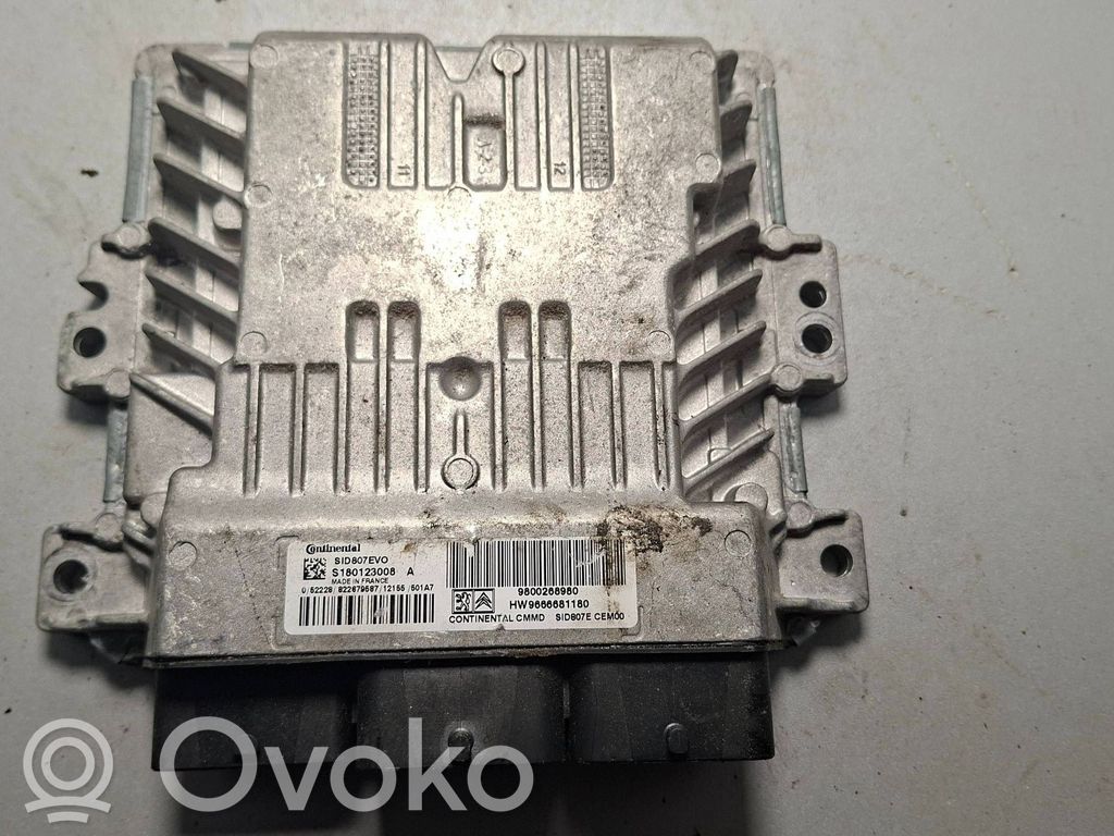 Peugeot 207 Engine control unit/module 