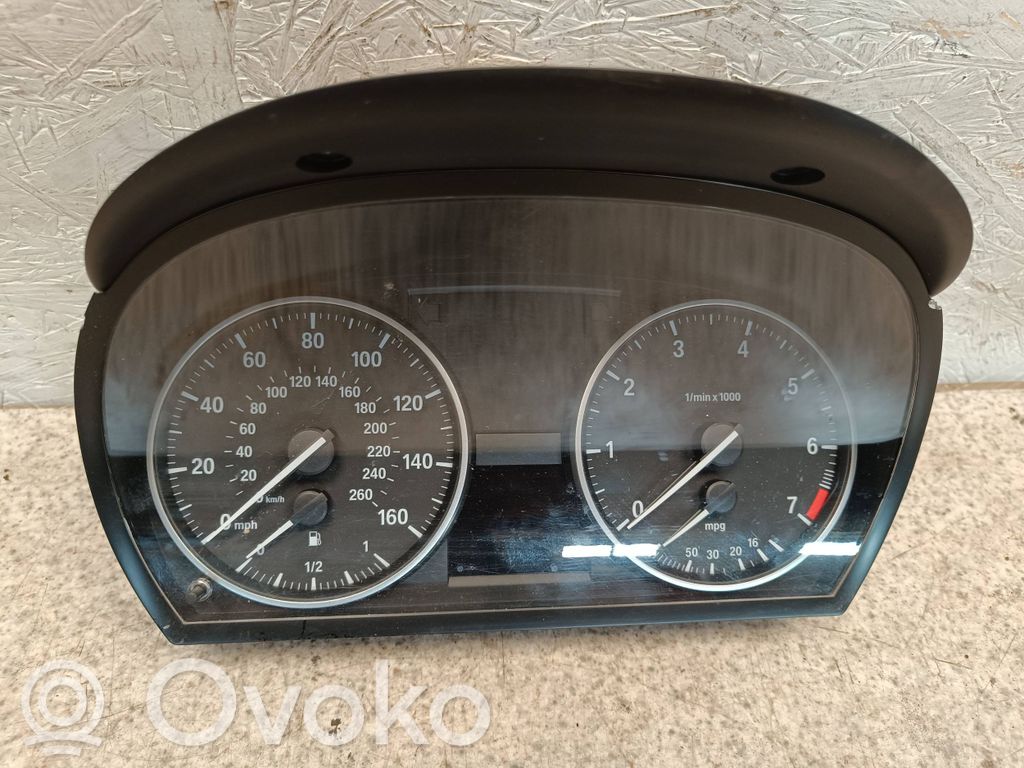 BMW 3 E90 E91 Speedometer (instrument cluster) 