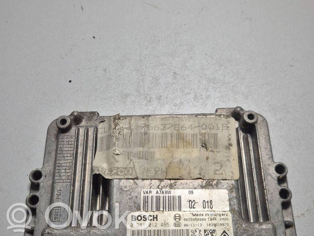 Peugeot 307 Engine control unit/module 
