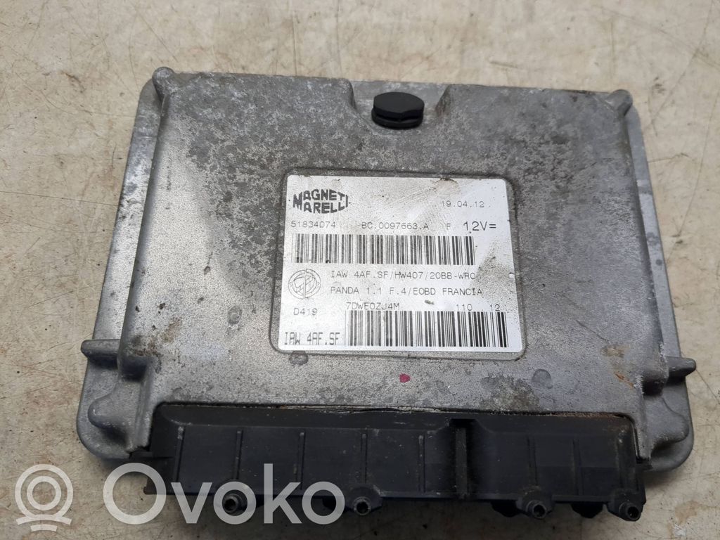 Fiat Panda II Engine control unit/module 