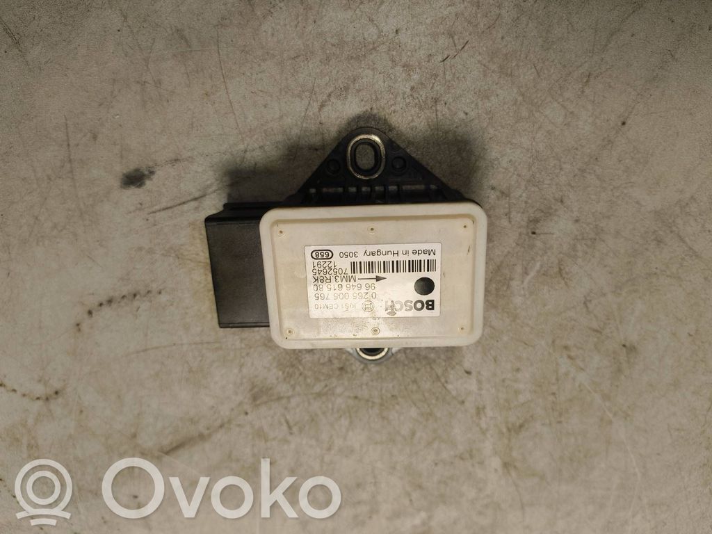 Citroen DS5 ESP acceleration yaw rate sensor 