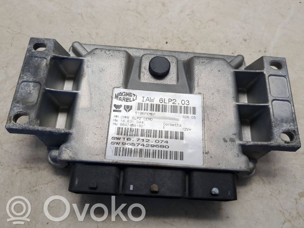 Engine control unit/module   9657429680,9647498180,16712074