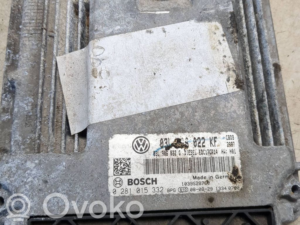 Volkswagen PASSAT B6 Engine control unit/module 