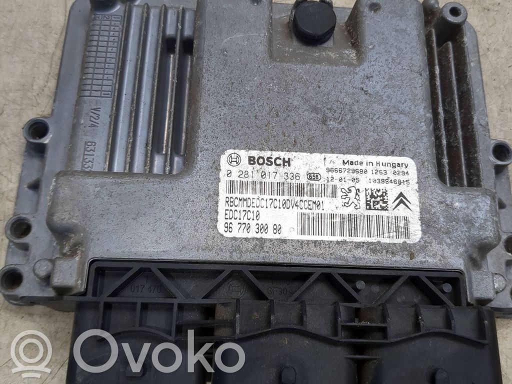 Peugeot 208 I Engine control unit/module 