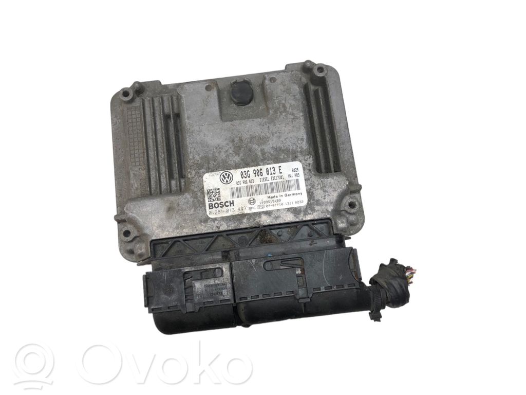 Sterownik / Moduł ECU   03G906013E,03G906013,0281013443