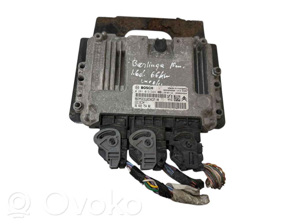 Citroen Berlingo Engine control unit/module 