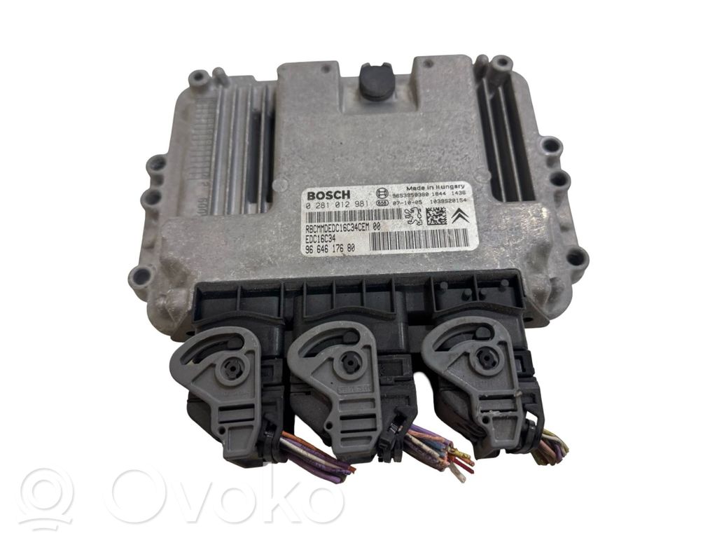 Citroen C4 I Picasso Engine control unit/module 