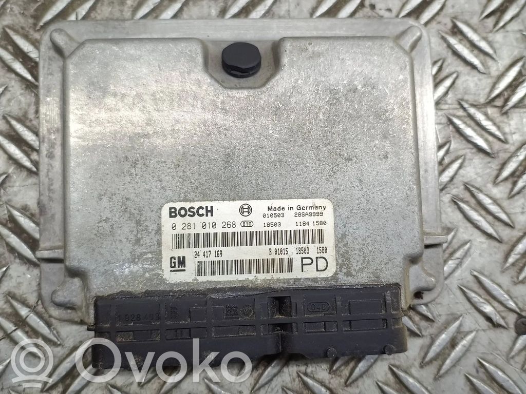 Opel Zafira A Engine control unit/module 