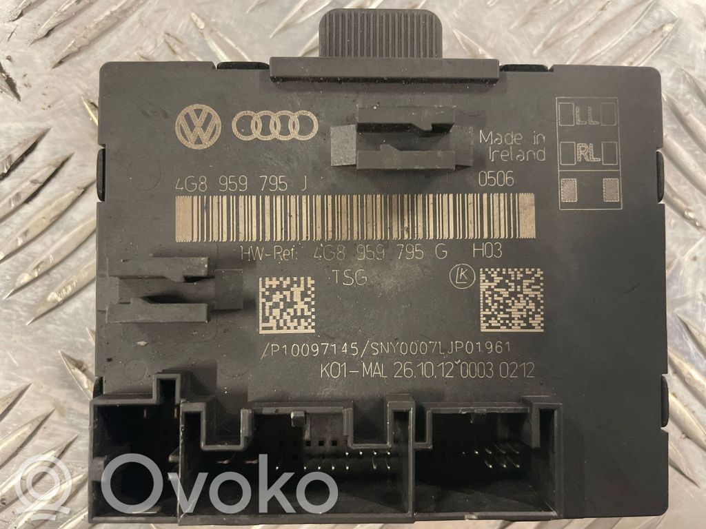 Audi A6 S6 C7 4G Door control unit/module 