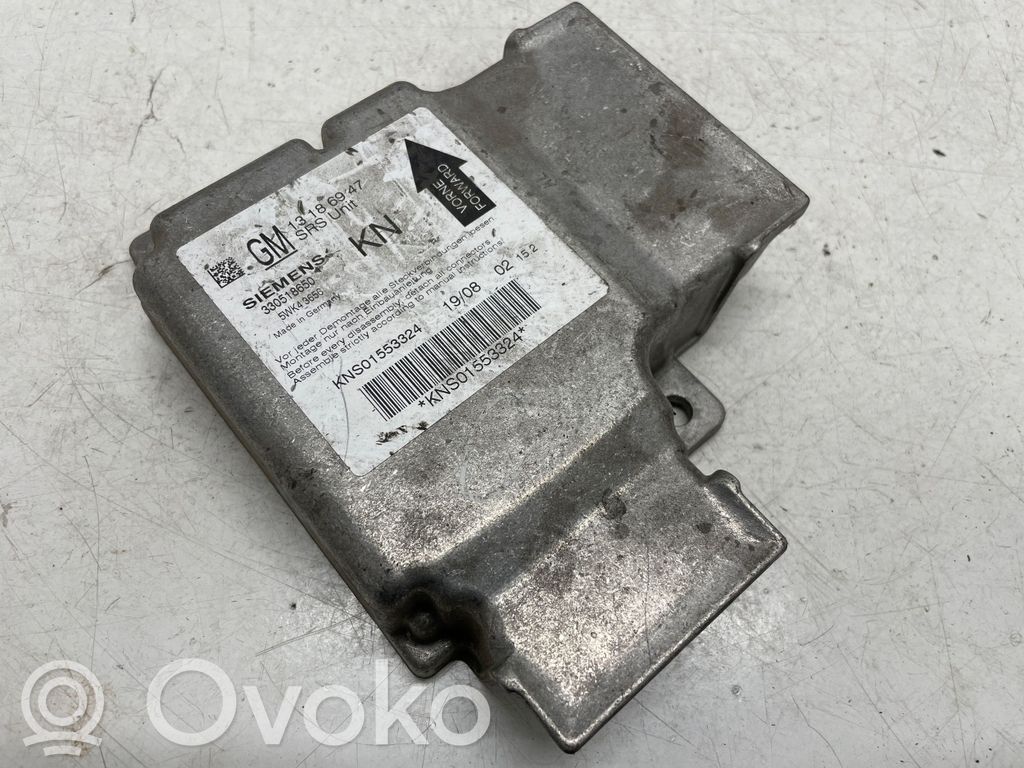Opel Vectra C Airbag control unit/module 