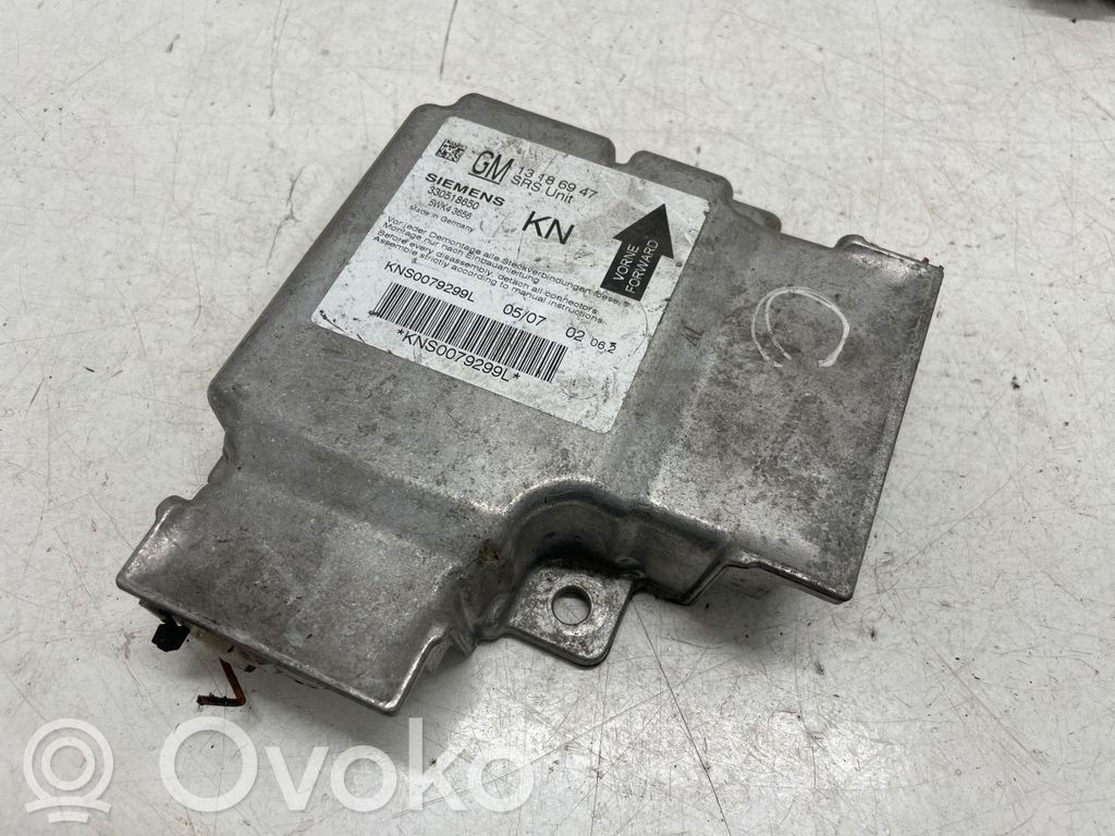 Opel Vectra C Airbag control unit/module 