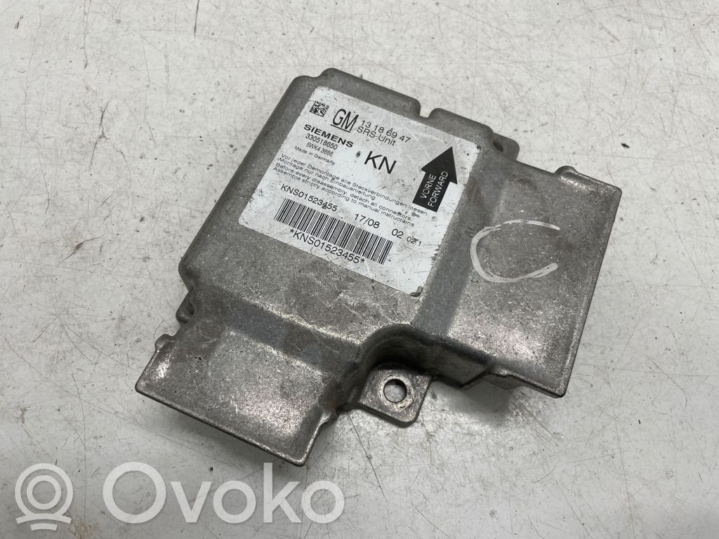 Opel Vectra C Airbag control unit/module 
