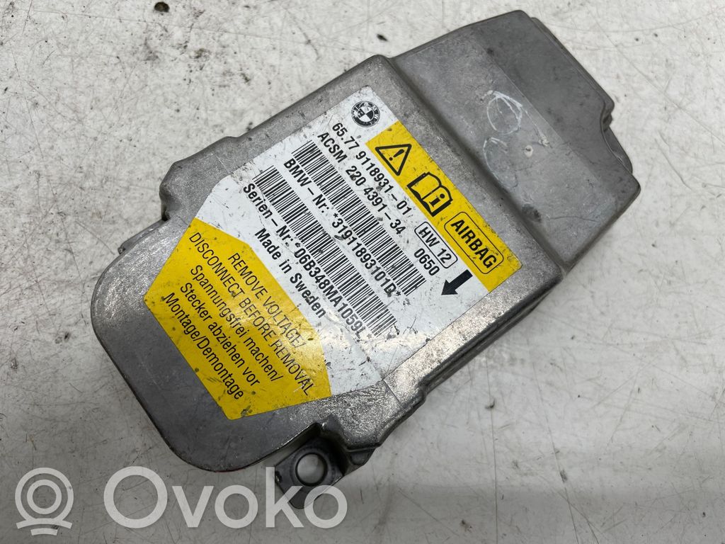 BMW 5 E60 E61 Airbag control unit/module 
