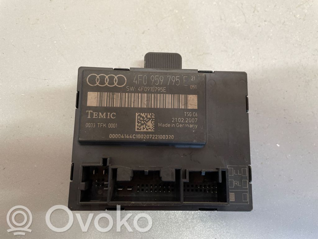 Audi A6 S6 C6 4F Door control unit/module 
