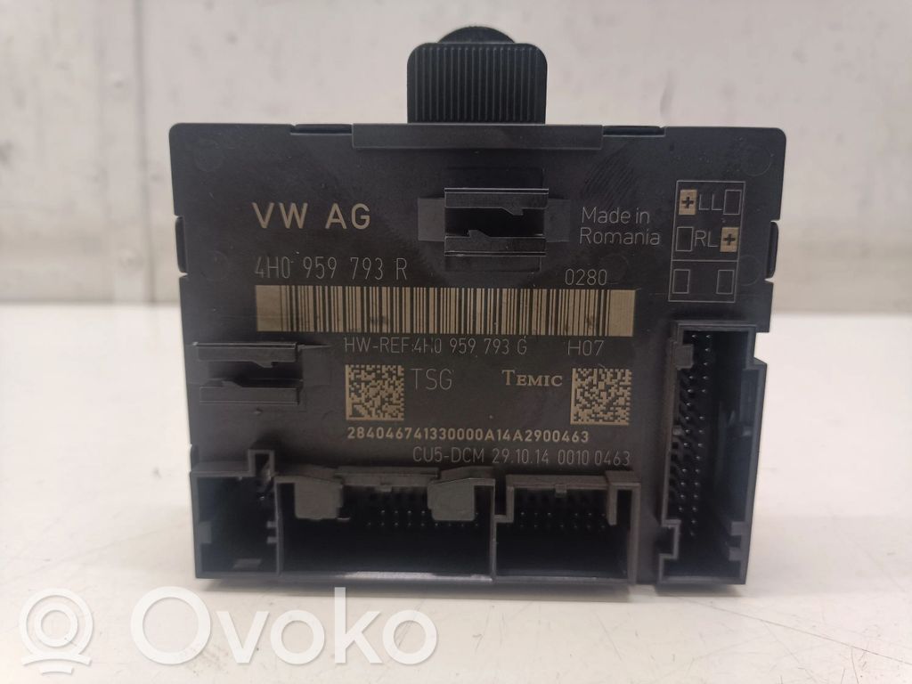 Audi A8 S8 D4 4H Unité de commande module de porte 